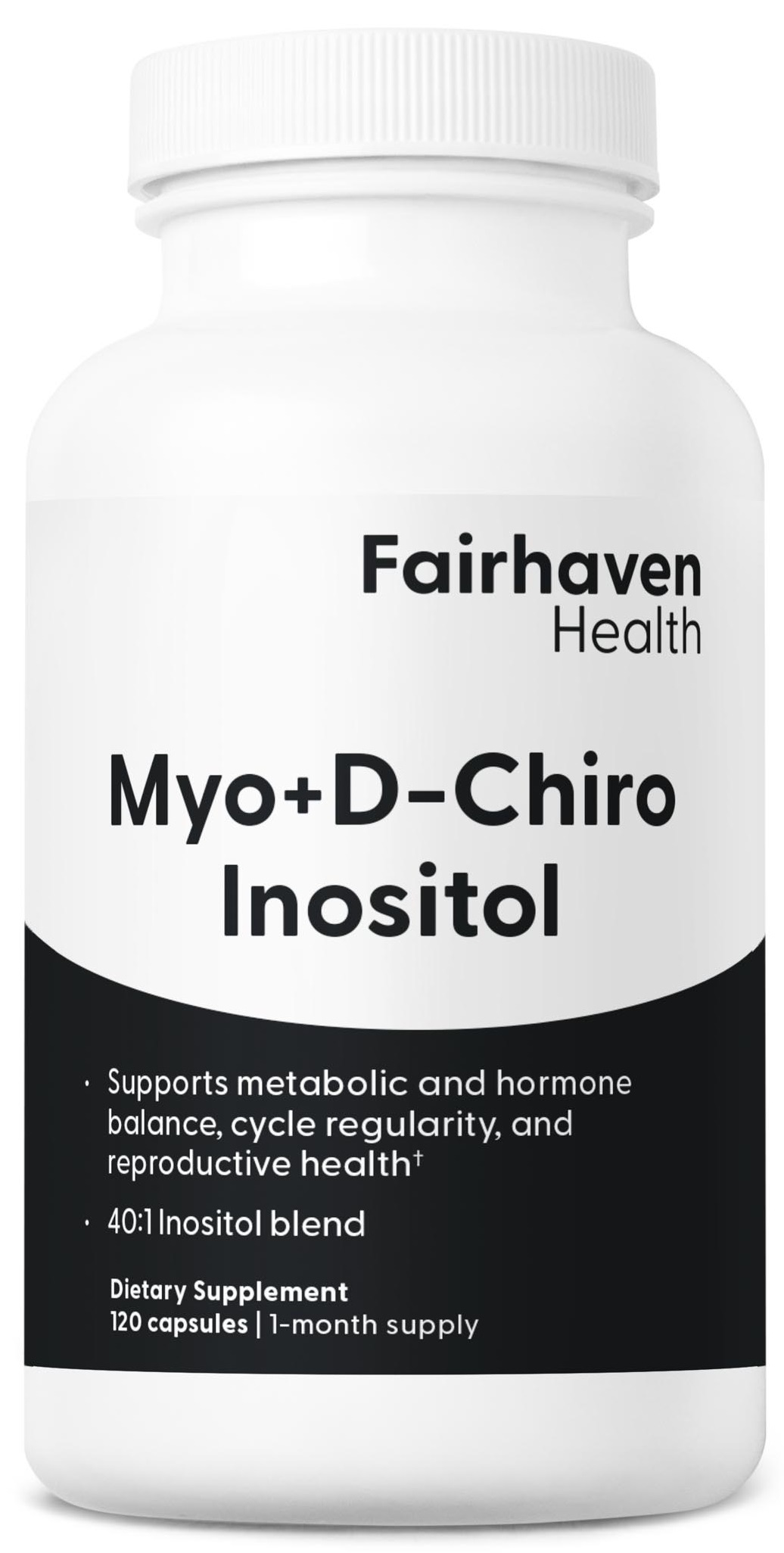 Myo + D-Chiro Inositol, 120 capsule, Fairhaven Health