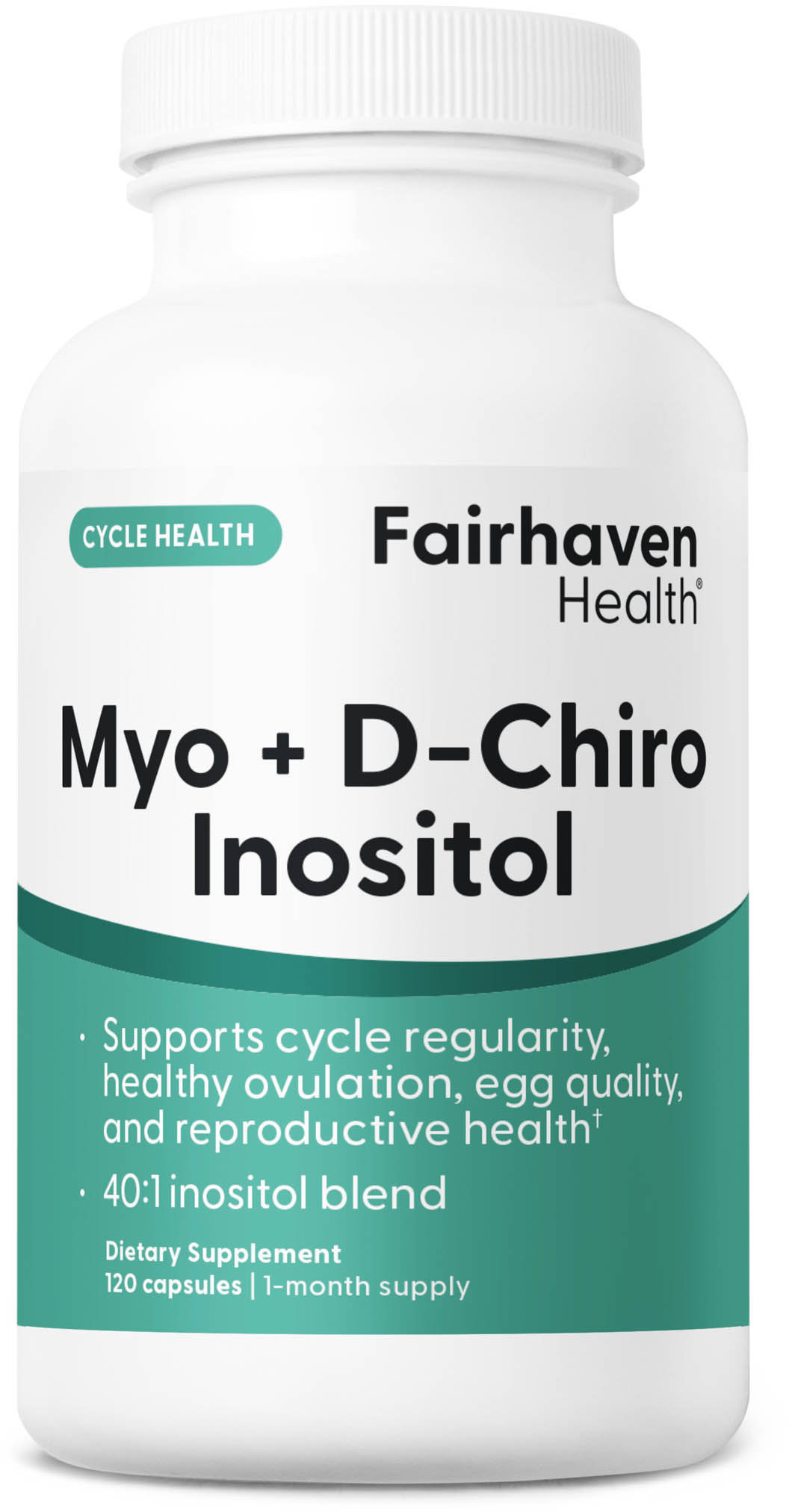 Myo + D-Chiro Inositol, 120 capsule, Fairhaven Health