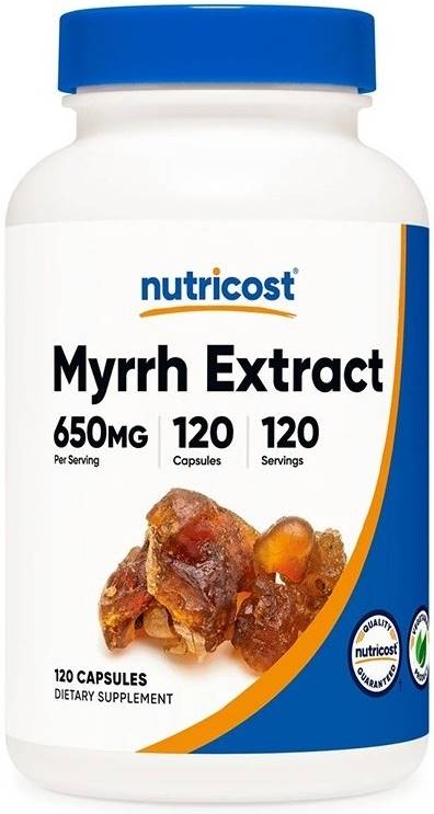 Myrrh Extract, 650 mg, 120 capsule, Nutricost