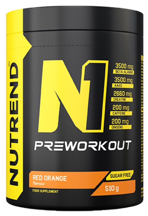N1 Pre-Workout, coacăze negre, 510 g, Nutrend
