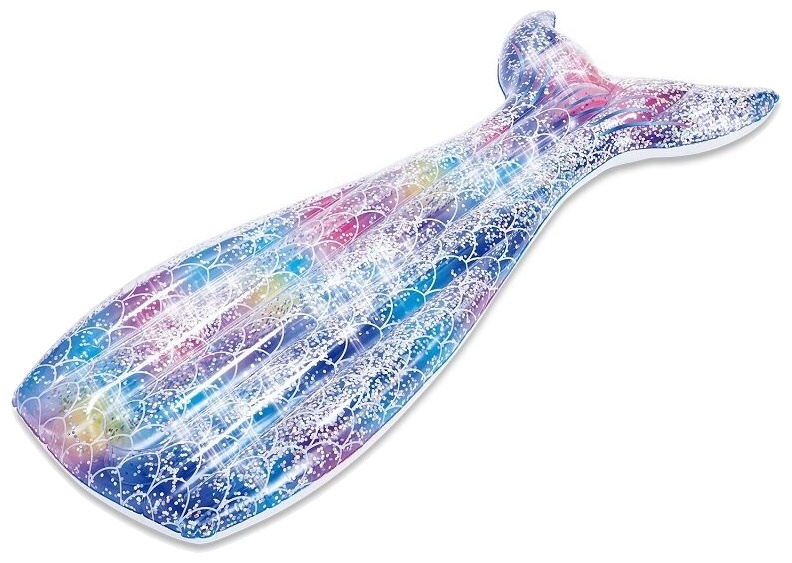 Saltea gonflabilă Polygroup - Summer Waves Glitter, sirenă, 178 x 61 x 14 cm