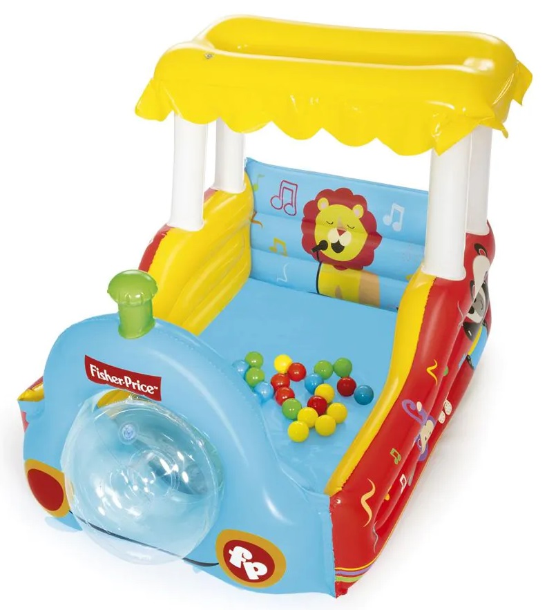 Tren gonflabil cu 25 de bile Fisher Price