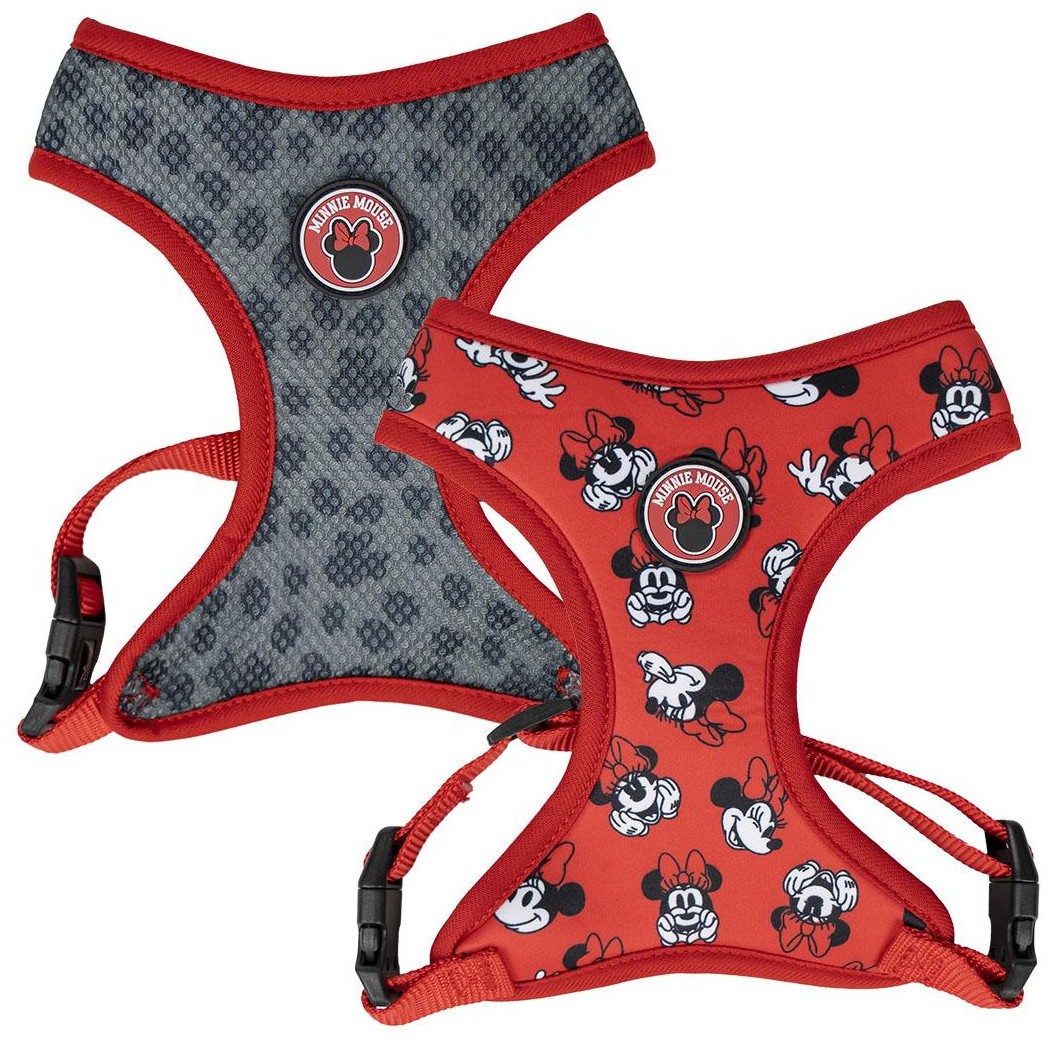 Ham pentru câini Cerda Disney: Mickey Mouse - Minnie Mouse (Red), mărimea XS/S