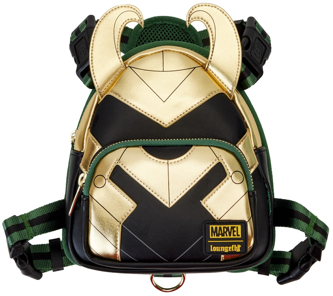 Ham pentru câini Loungefly Marvel: Loki - Loki (cu rucsac în spate), mărimea S