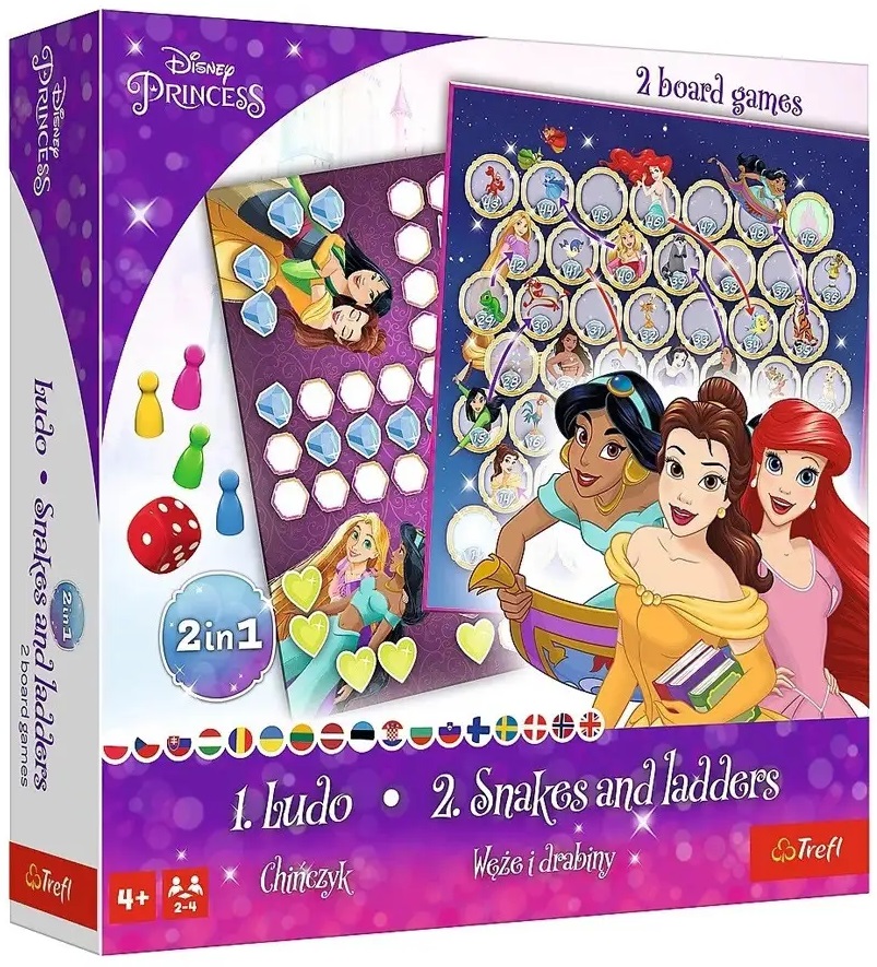 Joc 2 in 1: Disney Princess. Ludo si Serpisori si scari - imagine 2