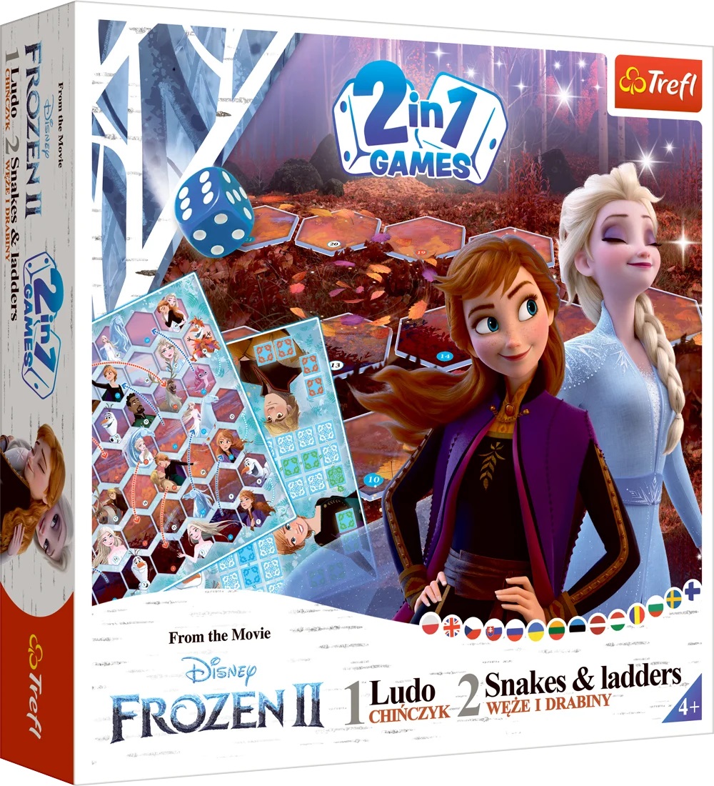 Joc 2 in 1: Frozen II. Ludo si Serpi si scari - imagine 2