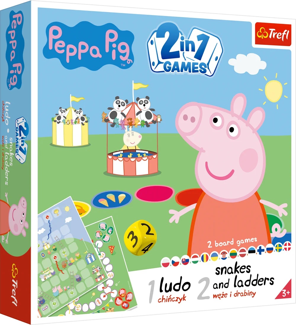 Joc 2 in 1: Peppa Pig. Ludo si Serpisori scari - imagine 2