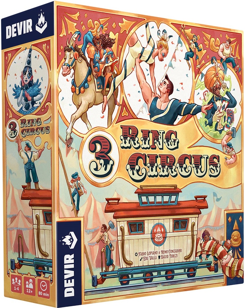 Joc de societate 3 Ring Circus - Strategie