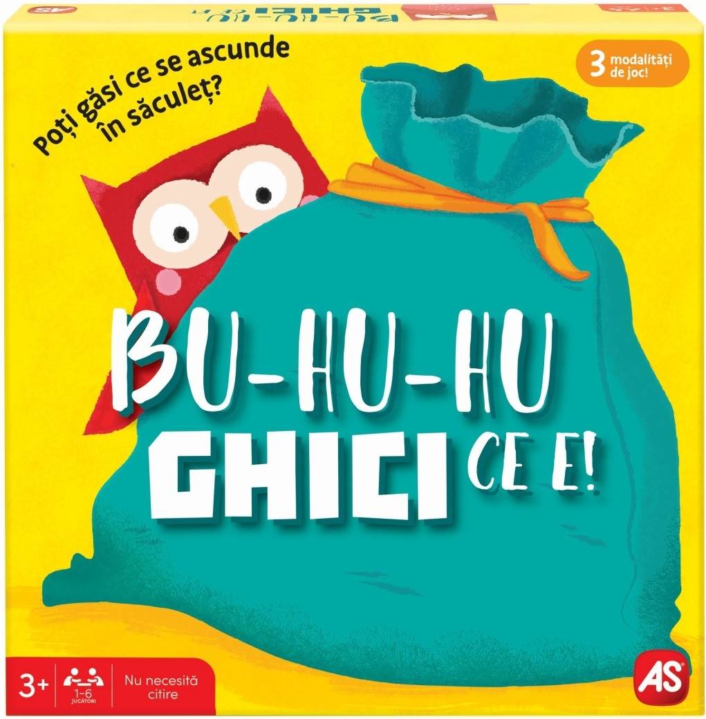 Joc de societate  AS Games - Bu-Hu-Hu Ghici ce e