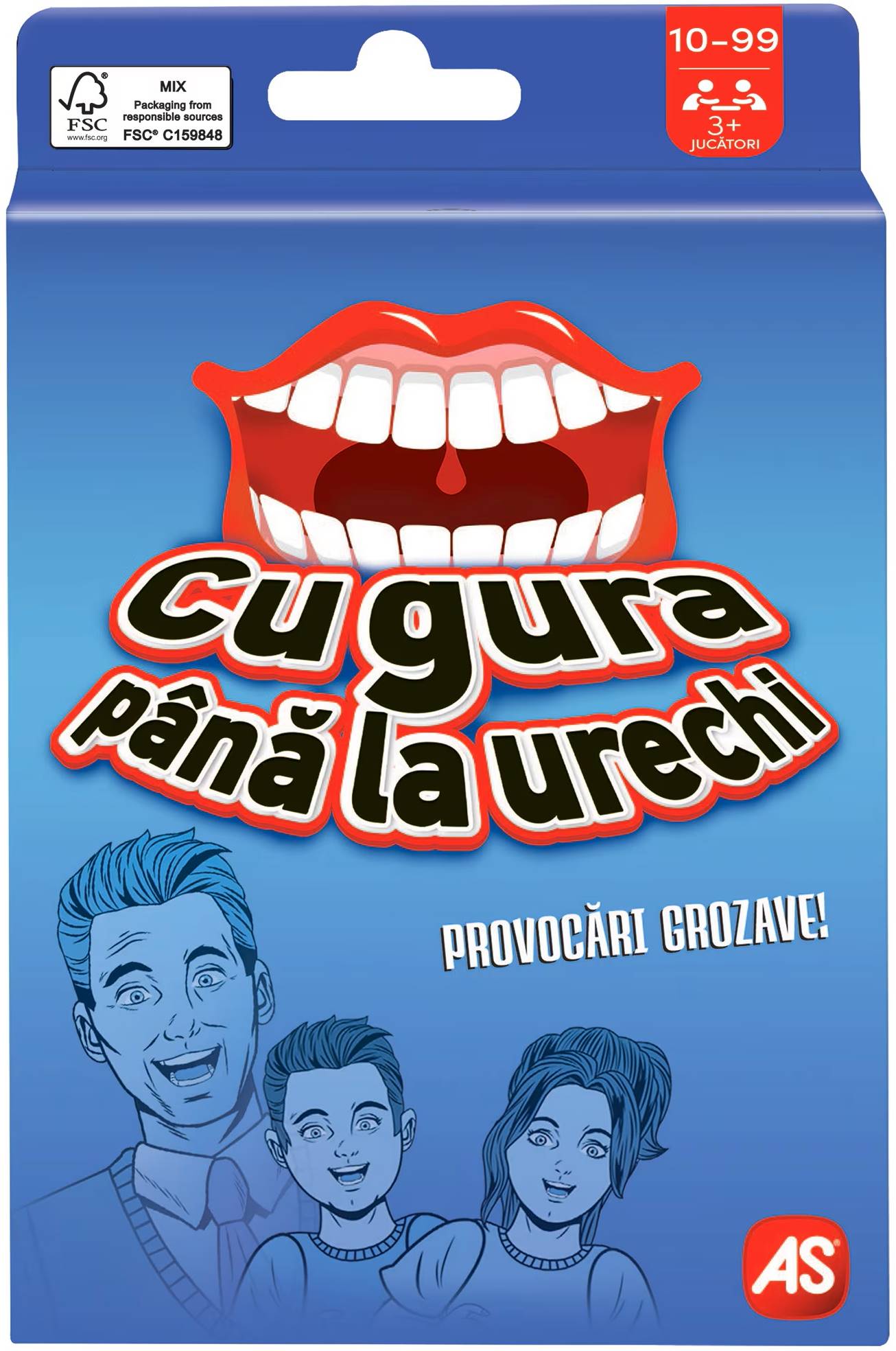 Joc de societate  AS Games - Cu gura pana la urechi, 10+