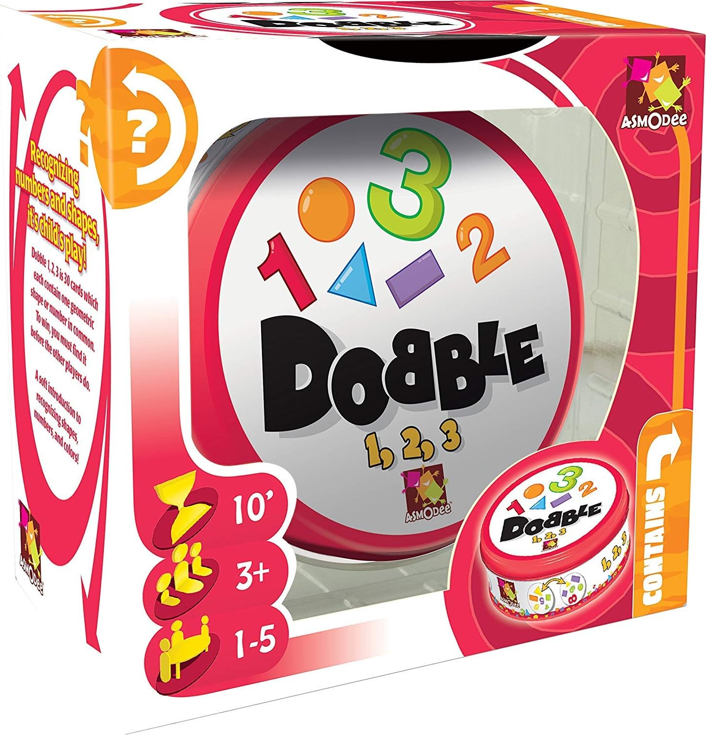 Joc de societate Dobble: 1,2,3 - Pentru copii