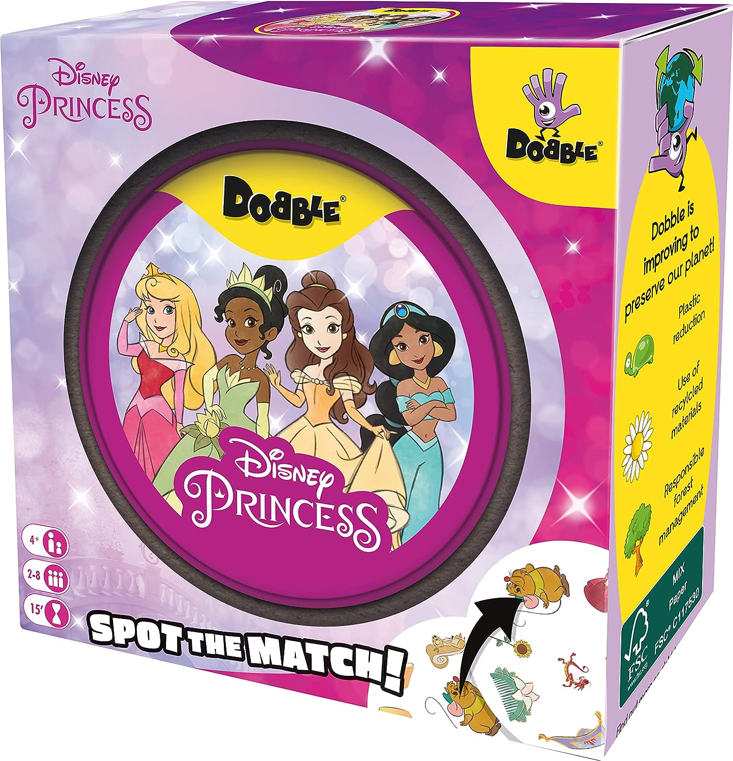 Joc de societate Dobble: Disney Princess - Pentru copii