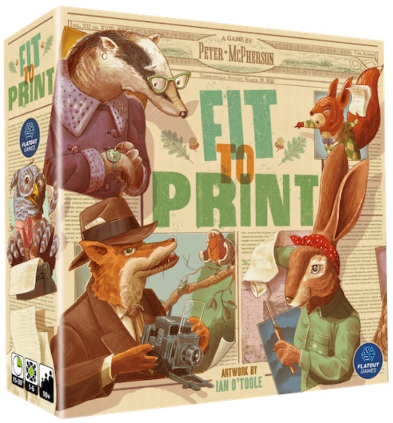 Joc de societate  Fit to Print - Familie