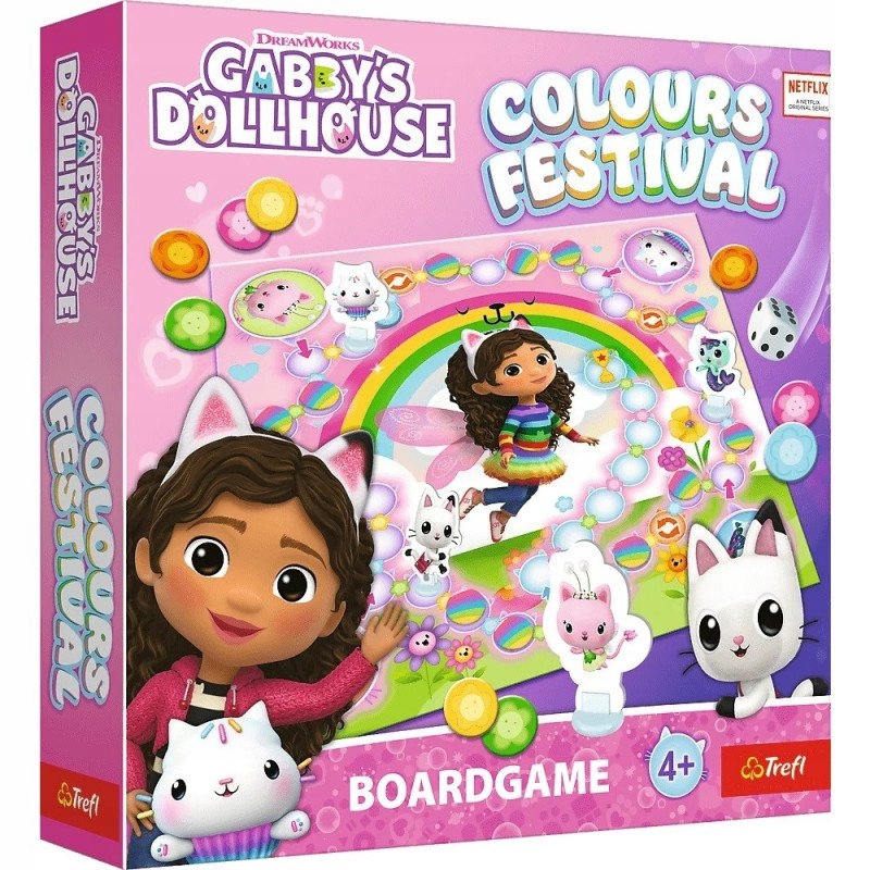 Joc: Festivalul culorilor. Gabby's Dollhouse - imagine 2