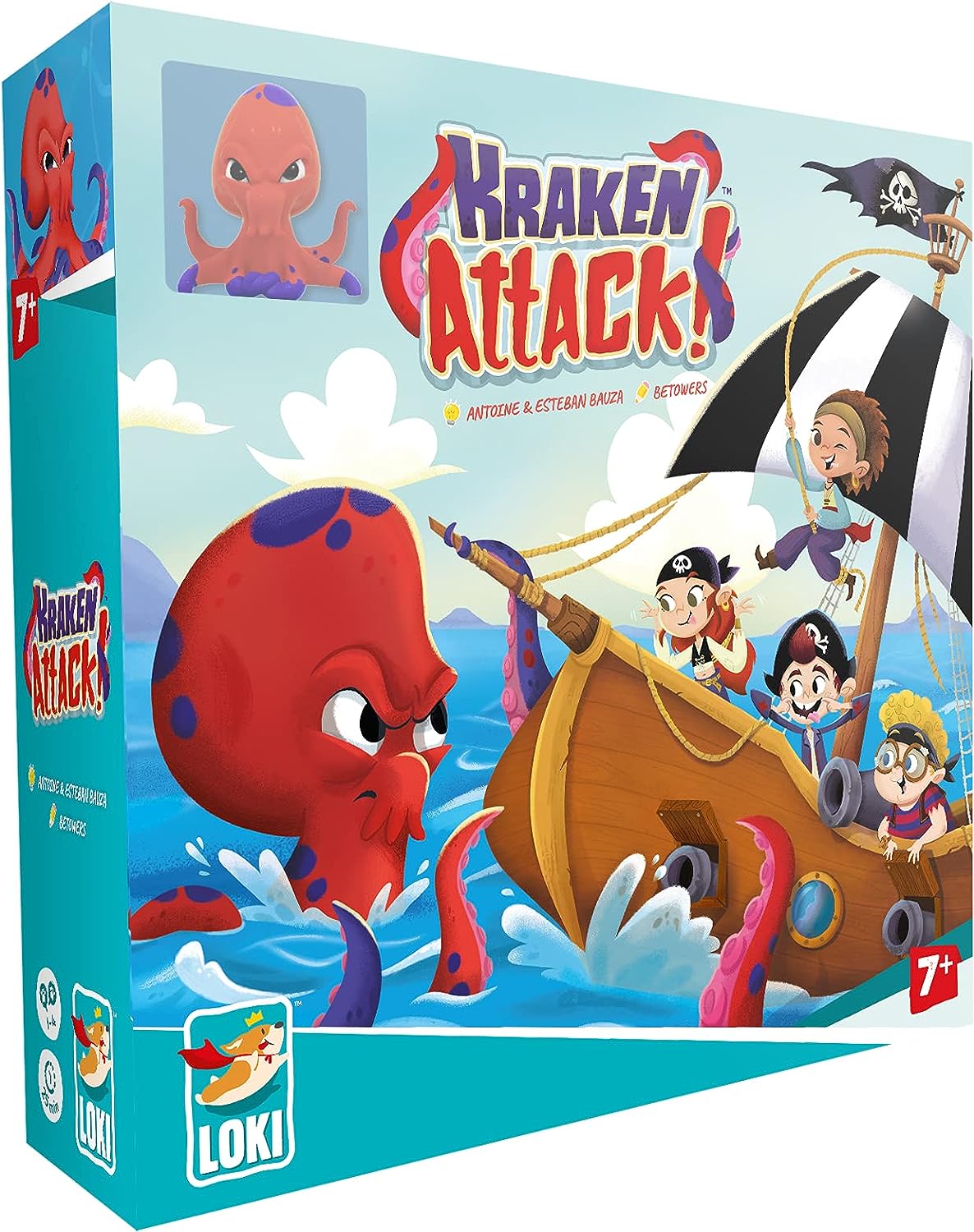 Joc de societate Kraken Attack! - pentru copii