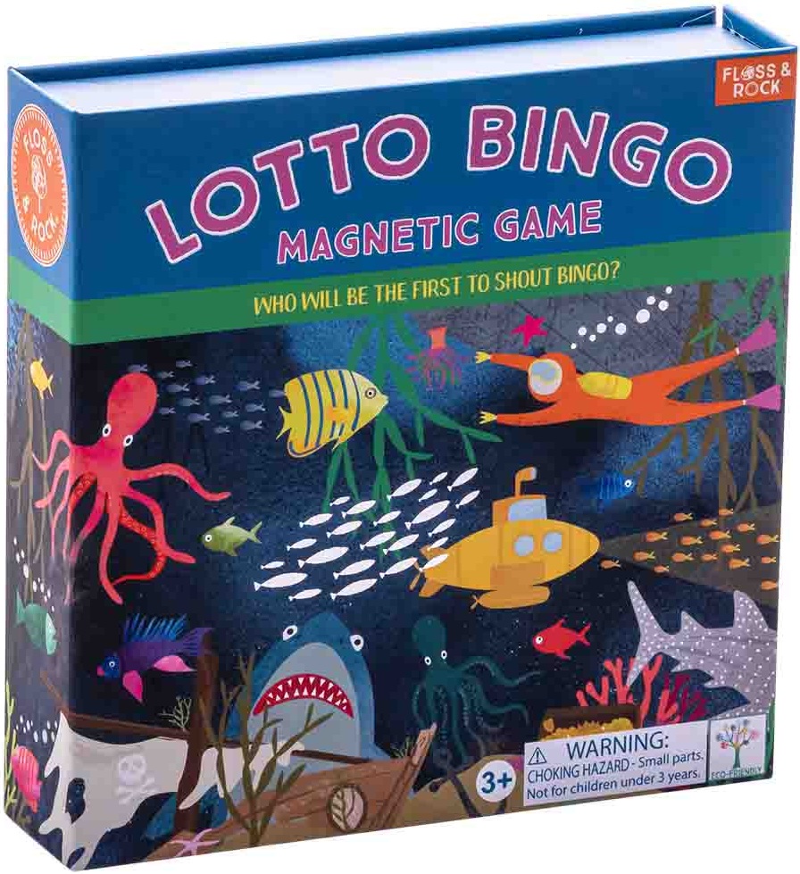 Joc de societate Magnetic Lotto Bingo: Deep Sea - Pentru copii