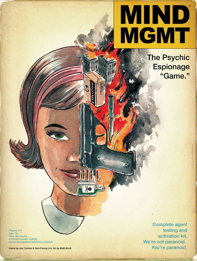 Joc de societate Mind MGMT: The Psychic Espionage "Game". - Strategic