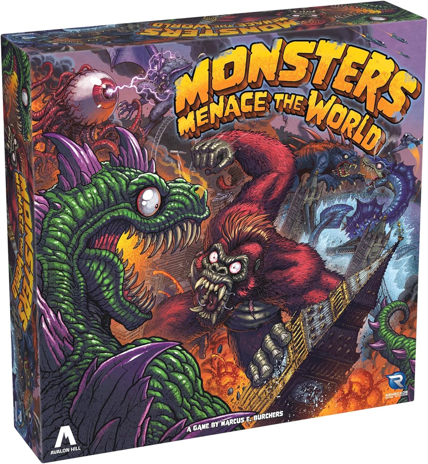 Joc de societate Monsters Menace The World - Familial