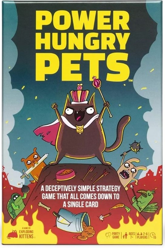 Joc de societate Power Hungry Pets - Party