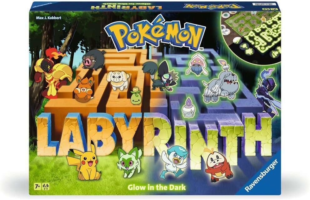 Joc de societate  Ravensburger - Pokemon Labyrinth Glow in the Dark - Pentru copii