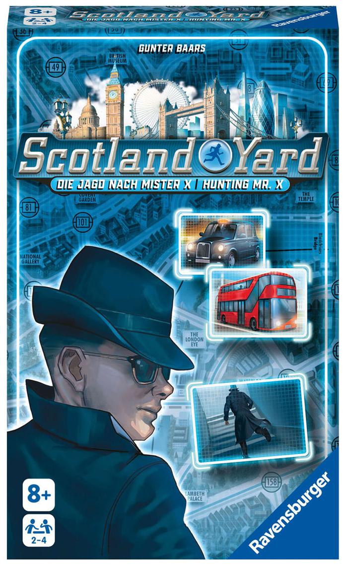 Joc de societate Scotland Yard: Hunting Mr. X (Travel Game) - Familial