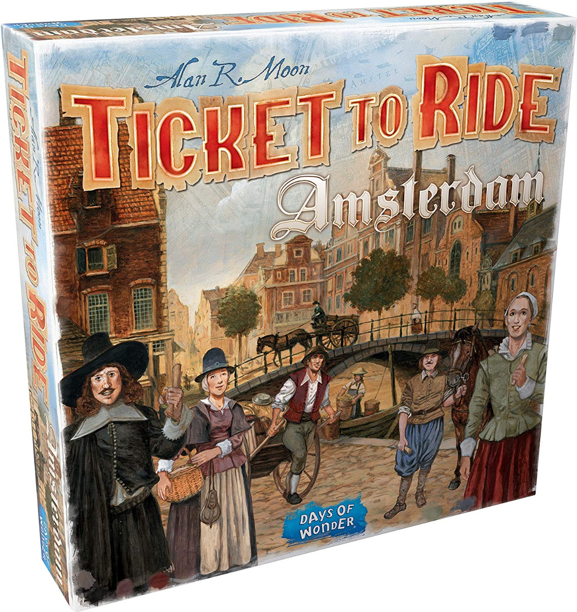 Joc de societate Ticket to Ride: Amsterdam - Pentru familie