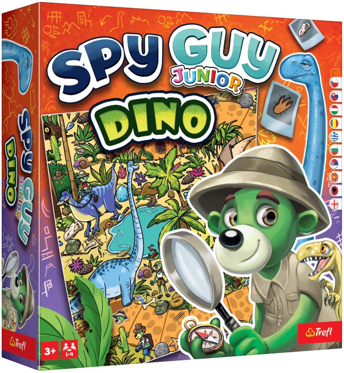 Joc de societate  Trefl Spy Guy Junior Dino - Pentru copii