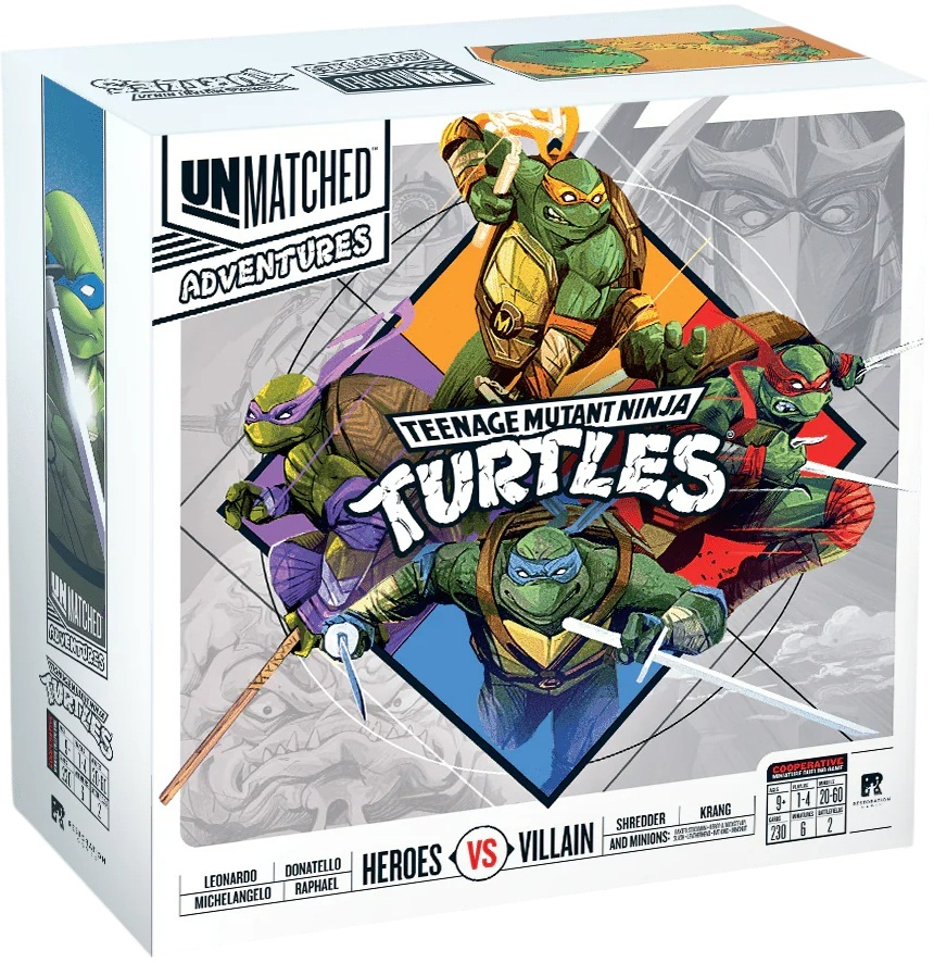 Joc de societate   Unmatched Adventures: Teenage Mutant Ninja Turtles - De cooperare