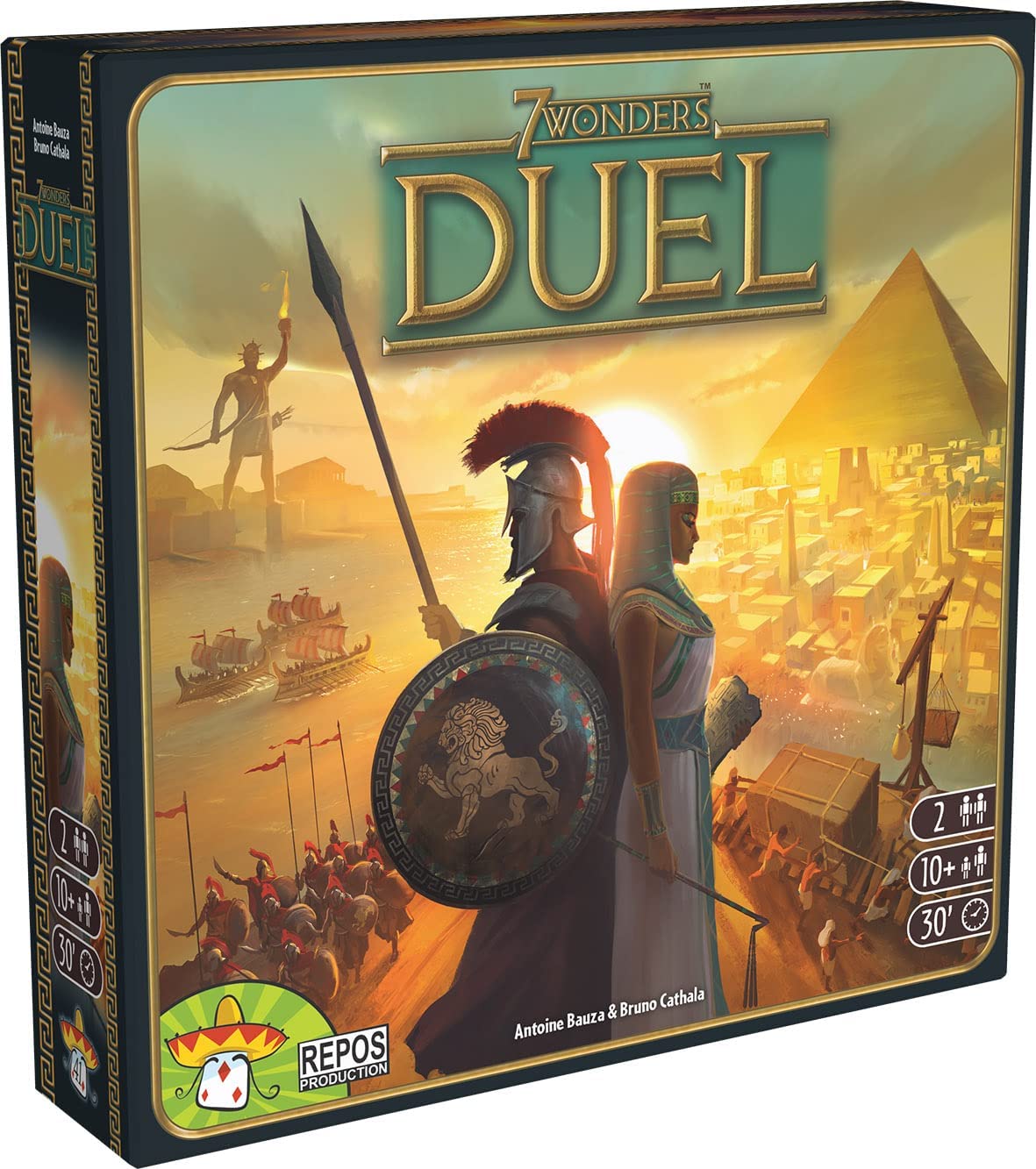 Joc de societate pentru doi 7 Wonders Duel  (ediție engleză) - Strategie