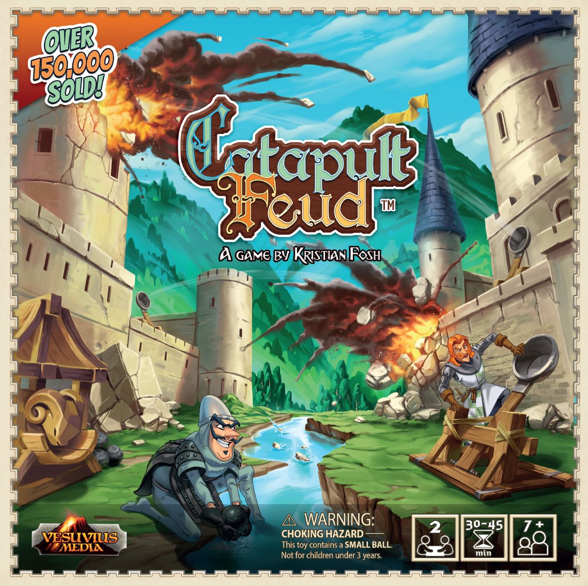 Joc de societate pentru doi Catapult Feud (Second Edition) - Familial