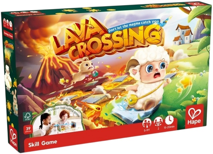 Joc de societate pentru doi  Lava Crossing 2 in 1 - Pentru copii