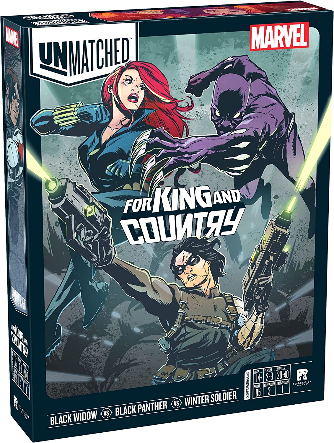 Joc de societate pentru doi Unmatched: Marvel For King and Country - Strategie