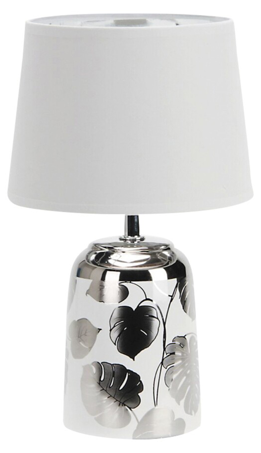 Lampă de masă Rabalux - Sonal , 40W, alb/argintiu
