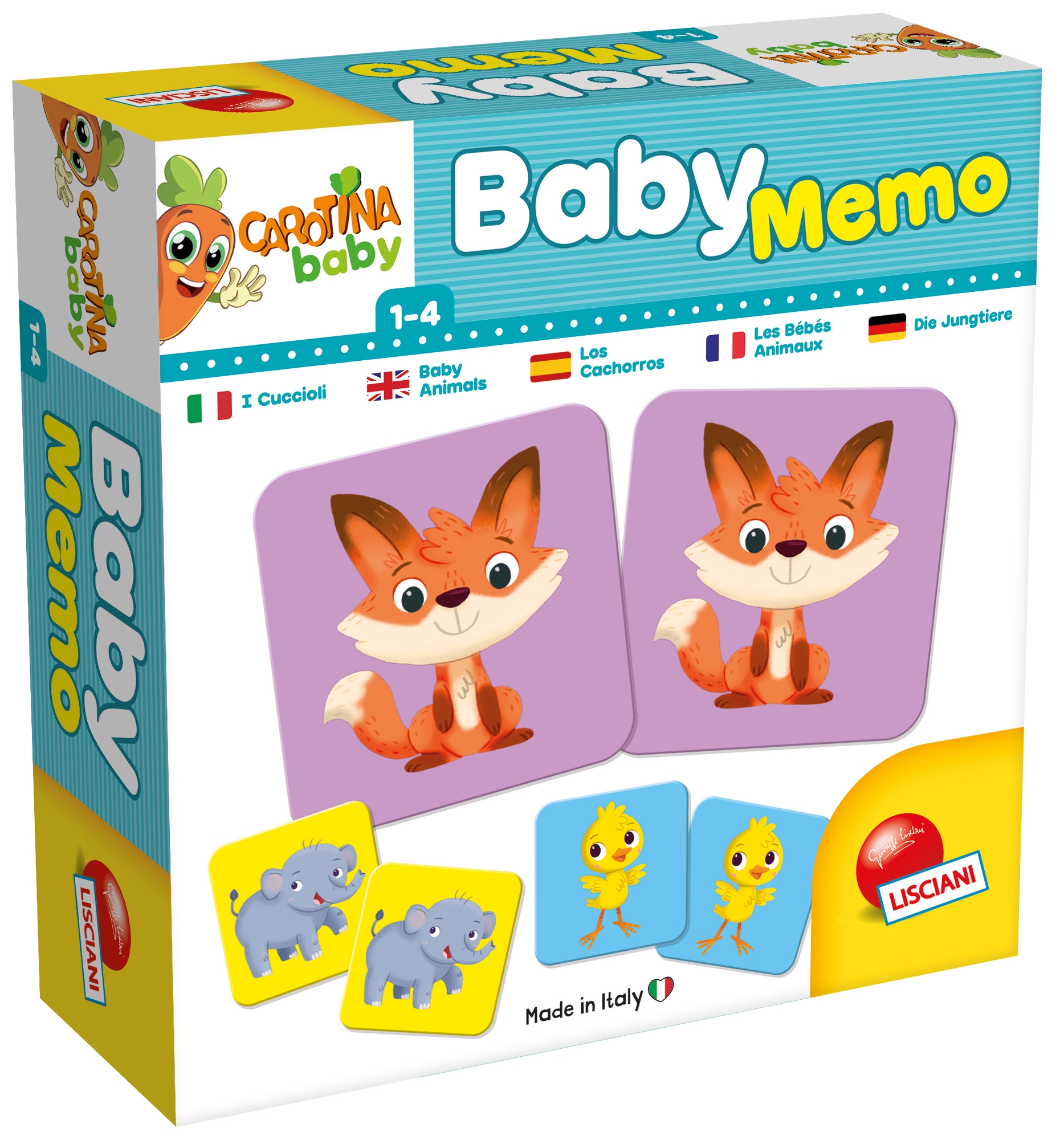 Joc de memorie cu animale mici - Pentru copii
