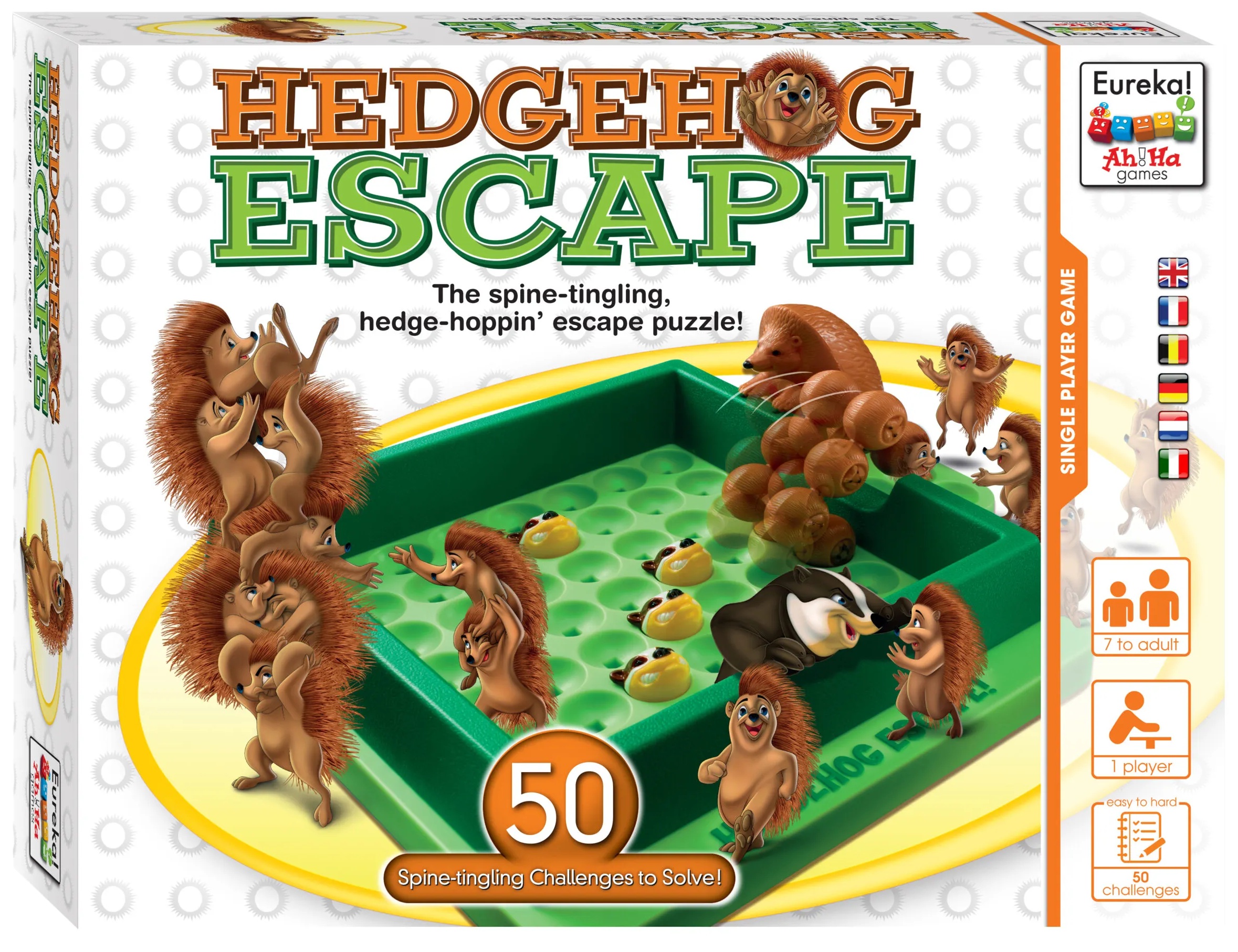 Joc de societate solo Hedgehog Escape - Pentru copii