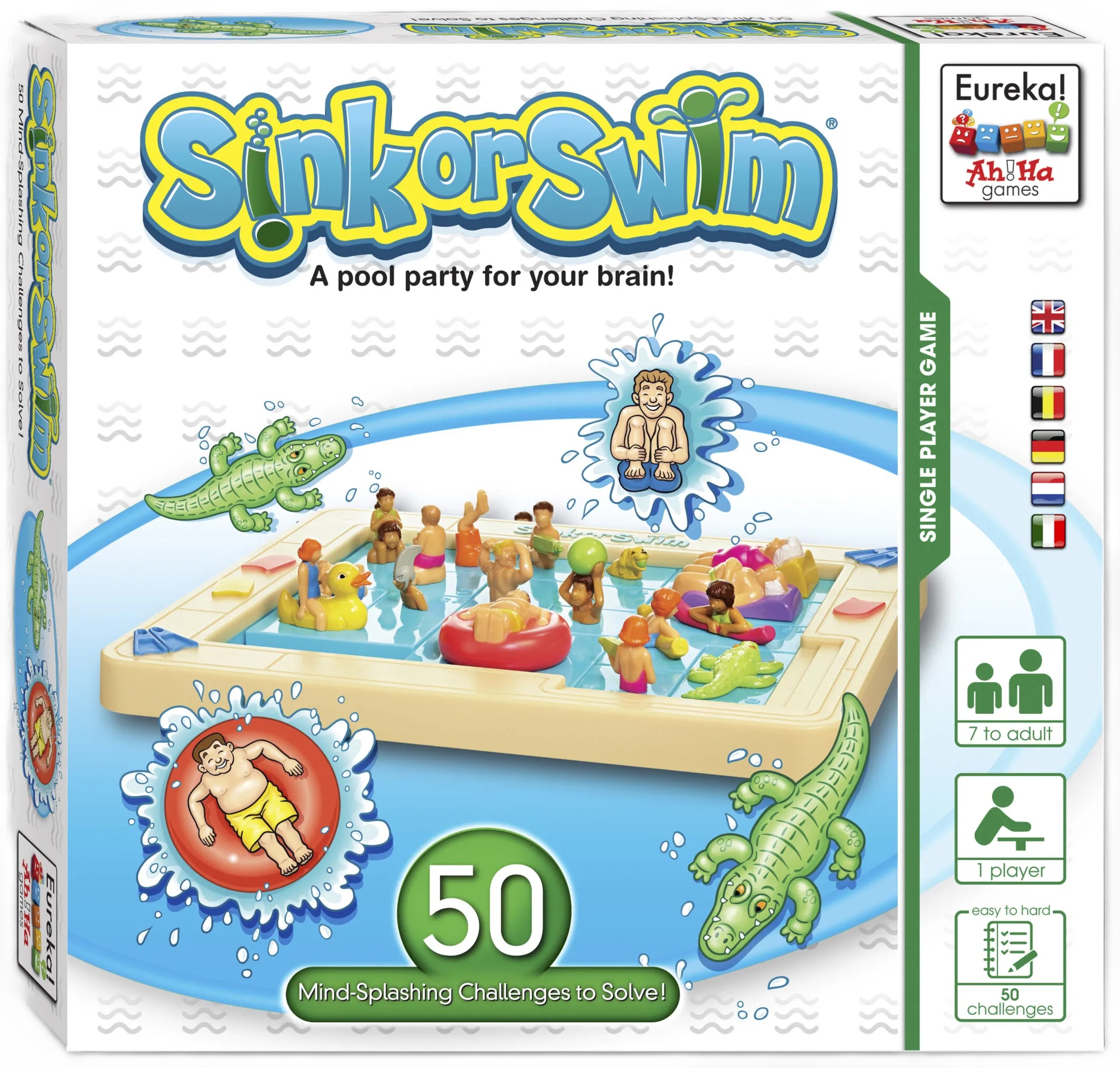 Joc de societate solo Sink or Swim - Pentru copii