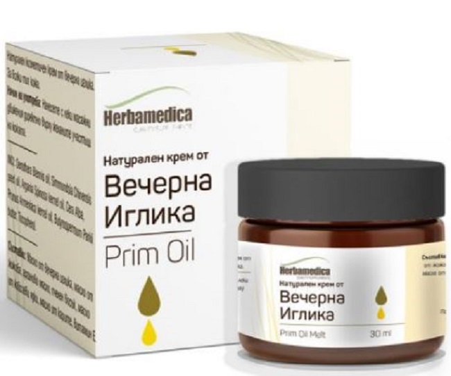 Prim Oil Melt Cremă naturală de luminiță de seară, 30 ml, Herbamedica