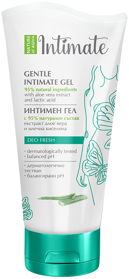 Nature of Agiva Intimate Gel intim cu aloe vera, 170 ml