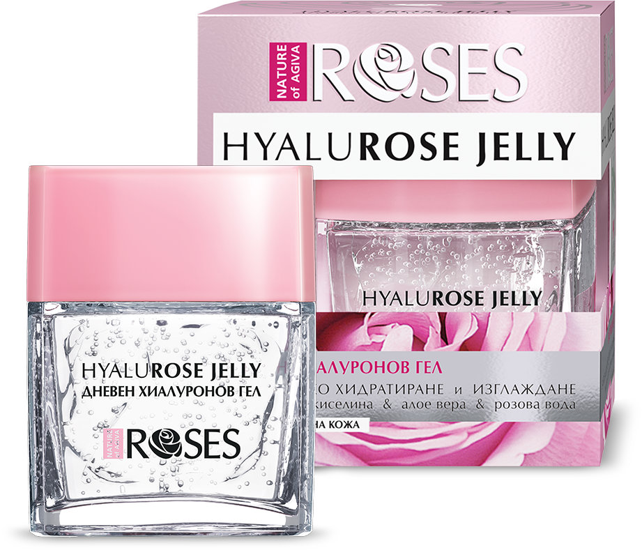 Nature of Agiva Roses Gel de față de zi Hyalurose Jelly, 50 ml