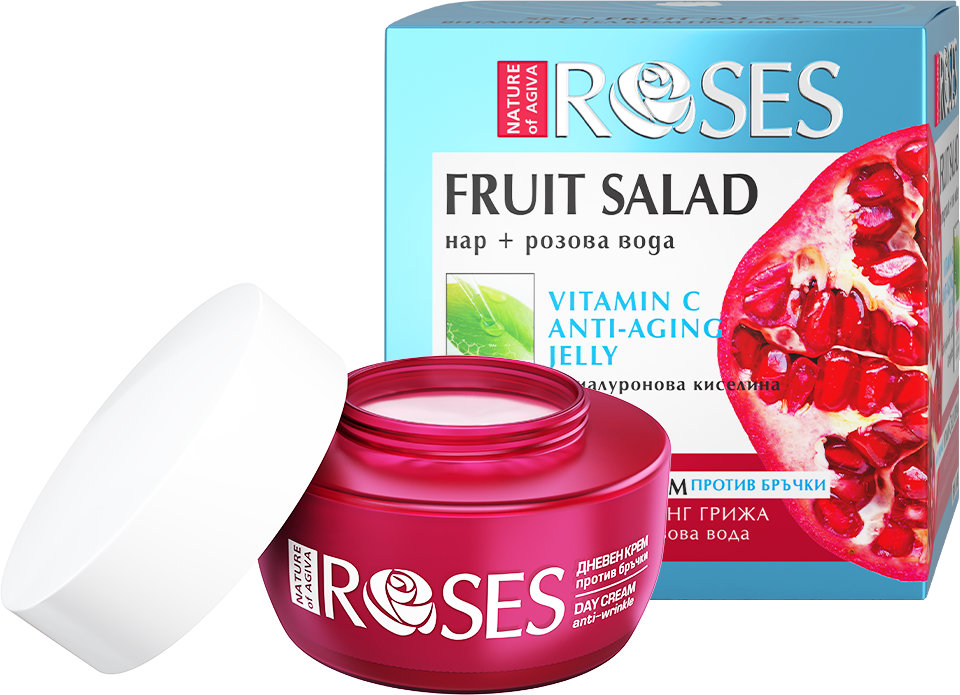 Nature of Agiva Roses Gel-crem anti-riduri Fruit Salad Vitamin C, 50 ml