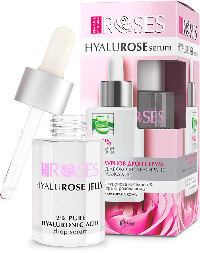 Nature of Agiva Roses Ser facial hidratant și netezitor, 30 ml
