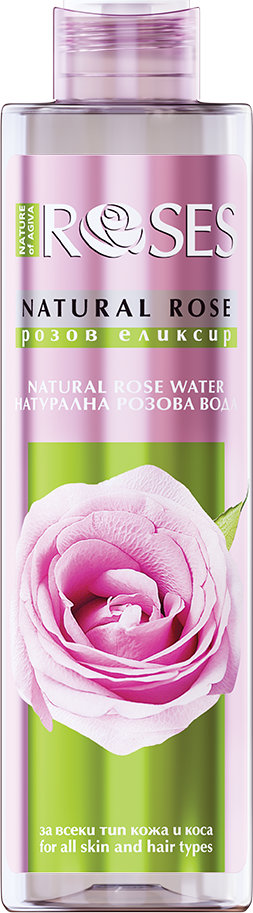 Nature of Agiva Roses Apă naturală de trandafiri, 200 ml