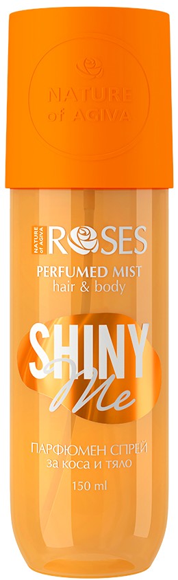Nature of Agiva RosesSpray parfumat pentru păr și corp  Shiny Me, 150 ml