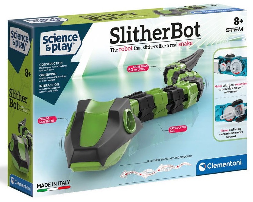 Set de știință Clementoni Science & Play - Slither Bot, sarpe