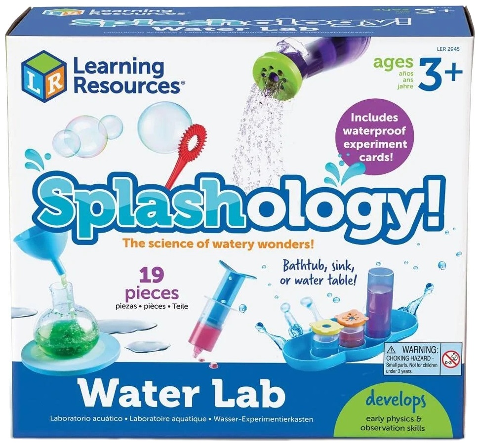 Trusă științifică  Learning Resources - Laborator de apă, 19 piese