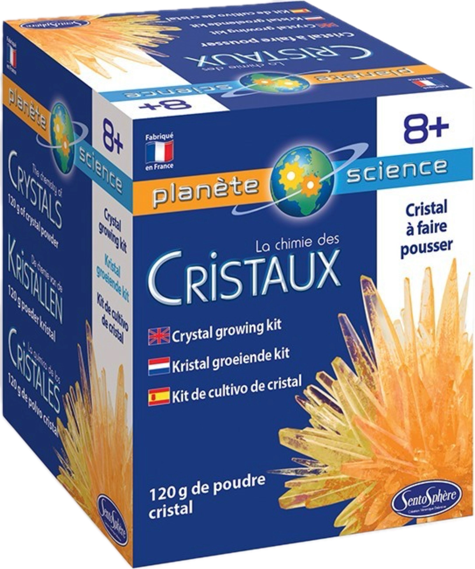 Trusa de știință Sentosphere - Crește cristal, galben