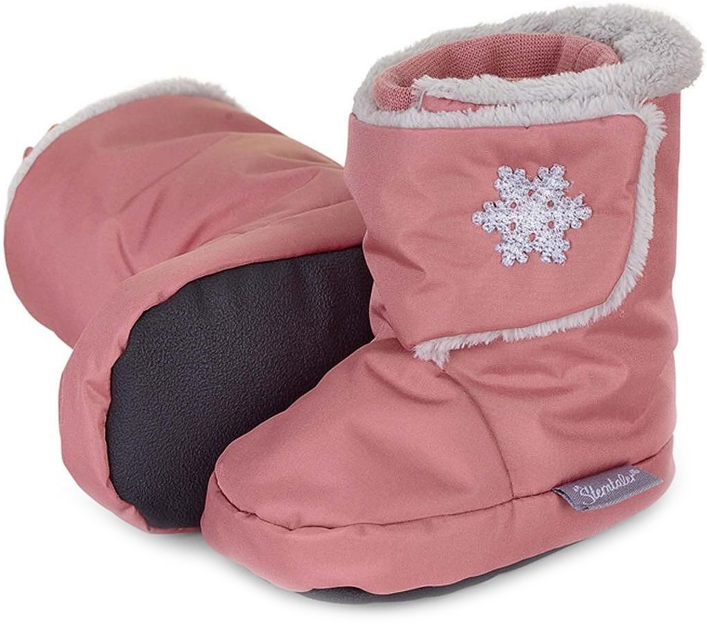 Botine de iarnă impermeabile Sterntaler - Snowflake, mărimea 21-22, 18-24 luni, roz