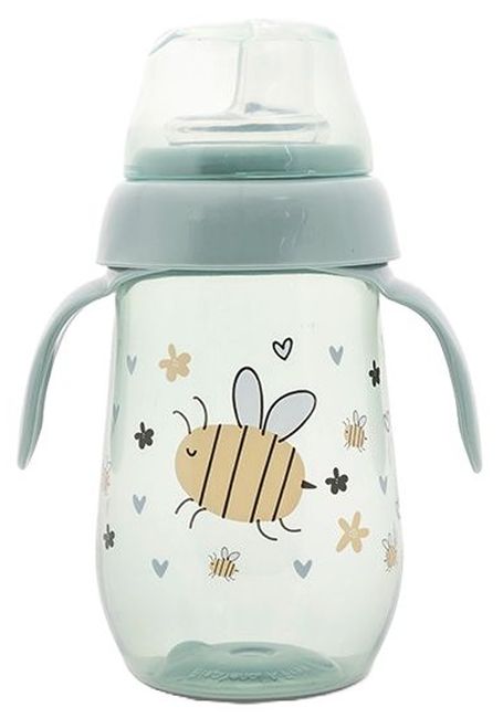 Sticlă cu gură lată rezistență la vărsare  Lorelli My Friend - 260 ml, Iceberg Green