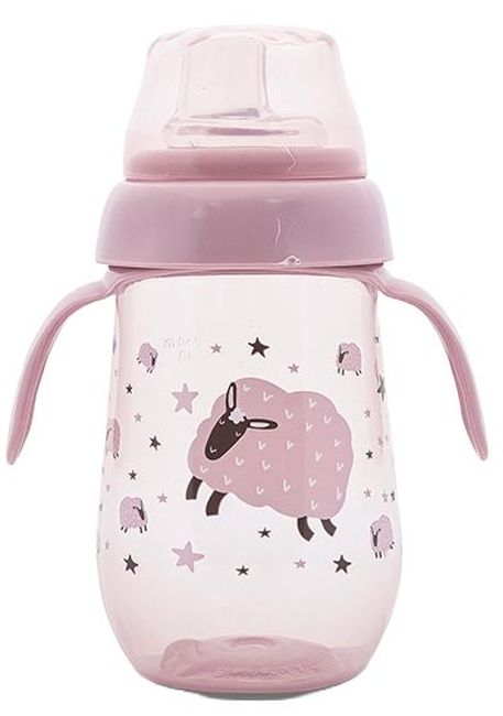 Sticlă cu gură lată rezistență la vărsare  Lorelli My Friend - 260 ml, Mellow Rose