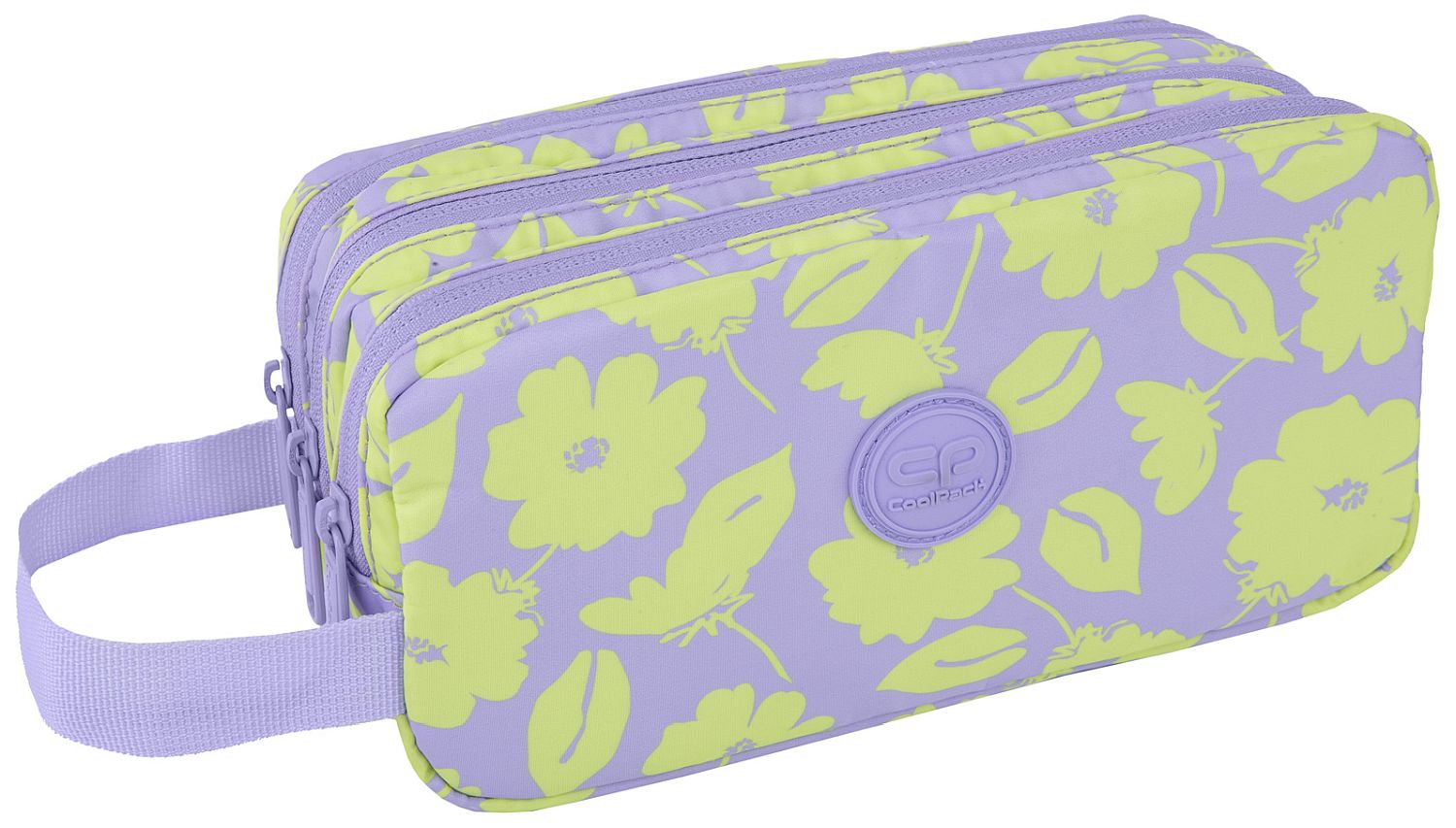 Penar Cool Pack Primus - Flores Lila, cu 3 fermoare și mâner